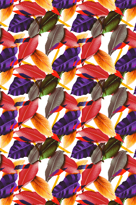 Roller blind for large window Colorful leaves