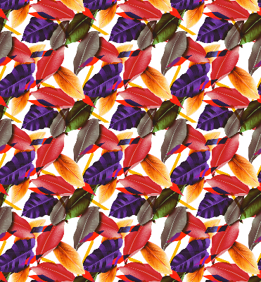 Roller blind for large window Colorful leaves