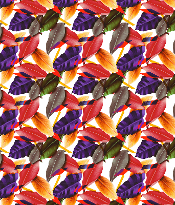 Roller blind for large window Colorful leaves