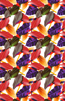Roller blind for large window Colorful leaves