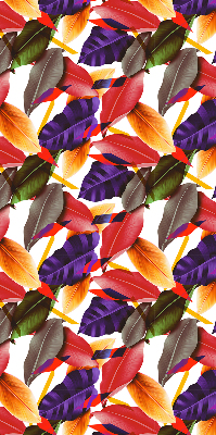 Roller blind for large window Colorful leaves