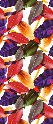Roller blind for large window Colorful leaves