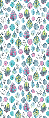 Fabric roller blind Colorful leaves