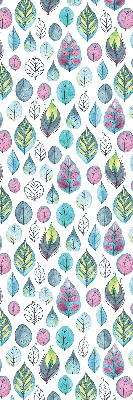 Fabric roller blind Colorful leaves