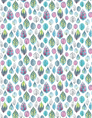 Fabric roller blind Colorful leaves