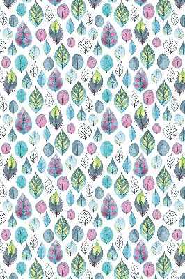 Fabric roller blind Colorful leaves