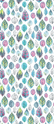 Fabric roller blind Colorful leaves