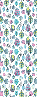 Fabric roller blind Colorful leaves