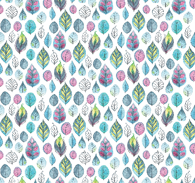 Fabric roller blind Colorful leaves
