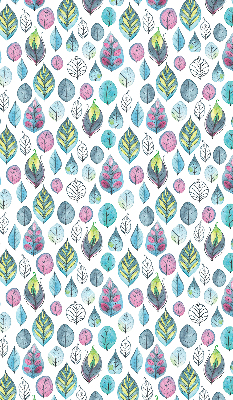 Fabric roller blind Colorful leaves