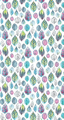 Fabric roller blind Colorful leaves