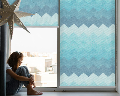 Fabric roller blind Painted Mountains