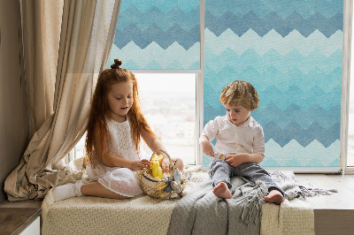 Fabric roller blind Painted Mountains