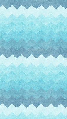 Fabric roller blind painted mountains design
