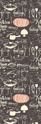 Modern roller blind Culinary utensils