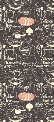 Modern roller blind Culinary utensils