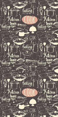 Modern roller blind Culinary utensils
