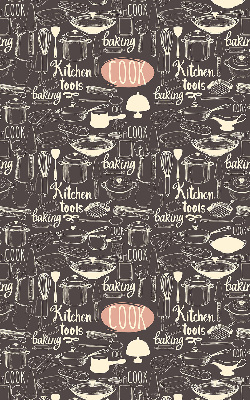 Modern roller blind Culinary utensils