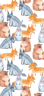 Modern roller blind Animals