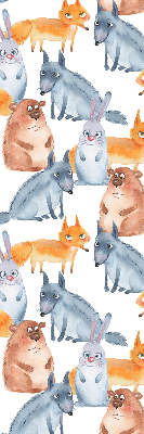 Modern roller blind Animals