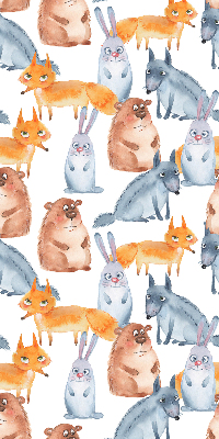 Modern roller blind Animals