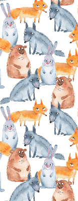 Modern roller blind Animals