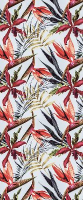 Roller blind for large window Exotic leaves