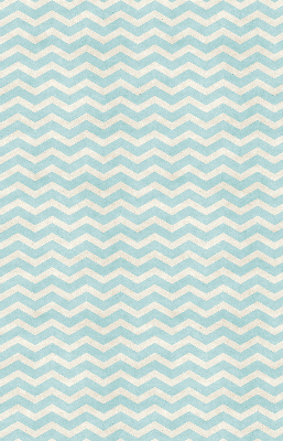 Roller blind for large window Blue zigzags
