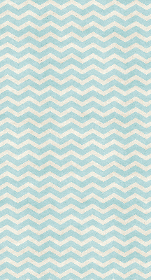 Roller blind for large window Blue zigzags