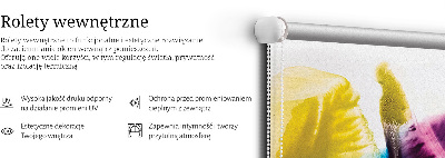 Modern roller blind Painted picture