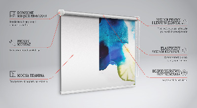 Modern roller blind Painted picture