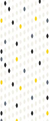 Roller blind with a colorful grains print