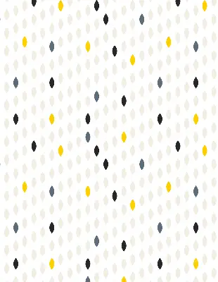 Roller blind with a colorful grains print