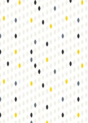 Roller blind with a colorful grains print
