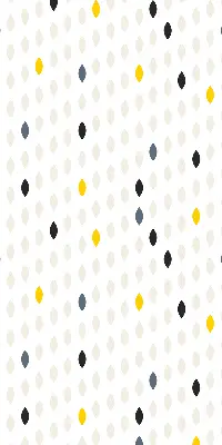 Roller blind with a colorful grains print