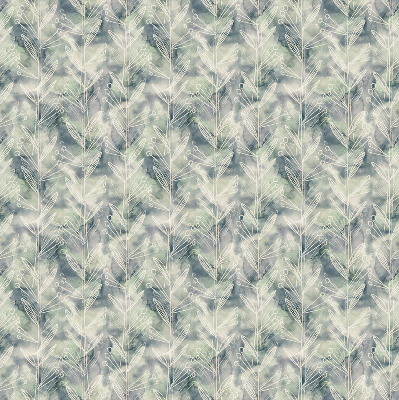 Roller blind for large window Sketch of a plant on a colored background