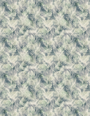 Roller blind for large window Sketch of a plant on a colored background