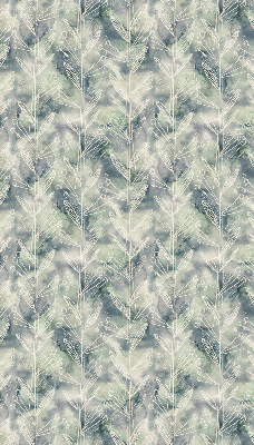 Roller blind for large window Sketch of a plant on a colored background