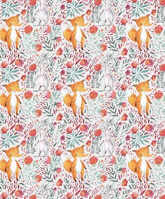 Roller blind for large window Animals and plants