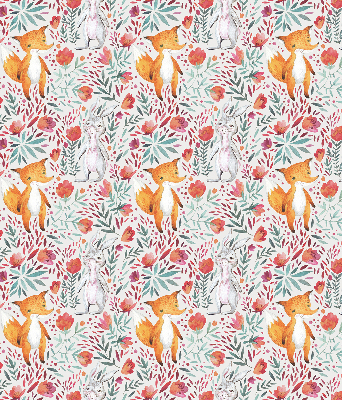 Roller blind for large window Animals and plants