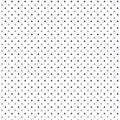 Fabric roller blind Triangles