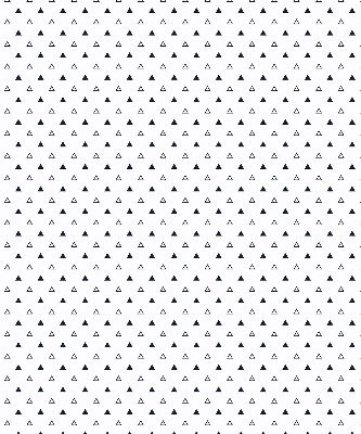 Fabric roller blind Triangles