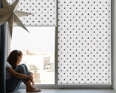 Fabric roller blind Triangles