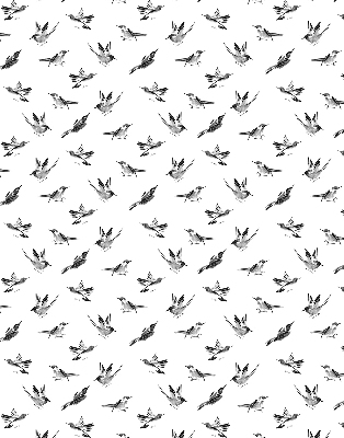Modern roller blind Birds