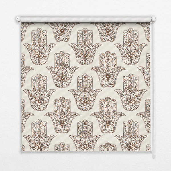 Roller blind for large window Pattern
