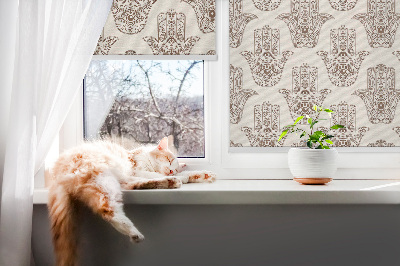 Roller blind for large window Pattern