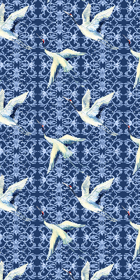 Modern roller blind Herons