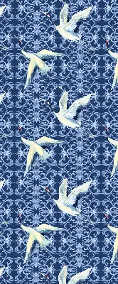 Roller blind modern herons design