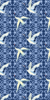 Modern roller blind Herons