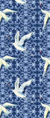 Modern roller blind Herons